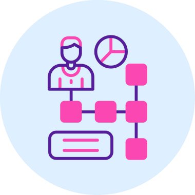 ağ web simgesi basit illüstrasyon