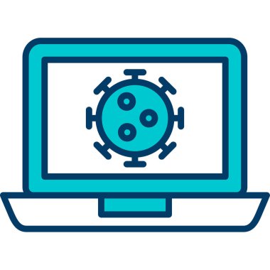 bilgisayar virüsü vektör resimleme şablonu