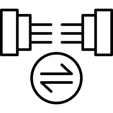 Halter. Web simgesi basit illüstrasyon