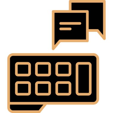 Çağrı merkezi ikon vektör illüstrasyonu