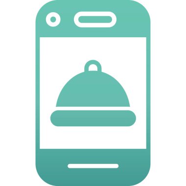 Gıda simgesinin vektör illüstrasyonu