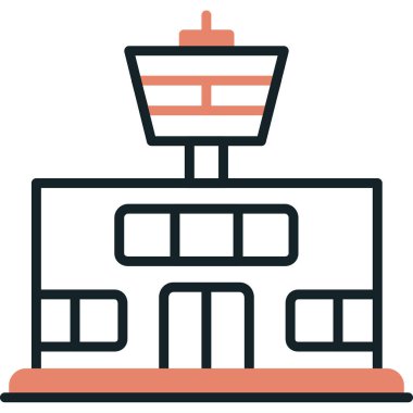 İnşaat vinci. Web simgesi basit illüstrasyon