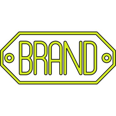 beyaz arka planda marka kelimesi - iş konsepti