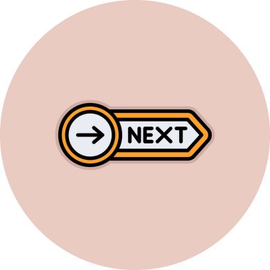 Modern simgenin vektör rengi çizimi