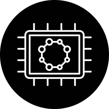 Çip. Web simgesi basit tasarım