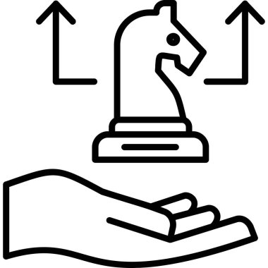 At atı nalı taslak şeklinde simge