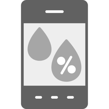 Cep telefonu vektör simgesini düz biçimde bırak