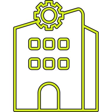 Ev. Web simgesi basit illüstrasyon