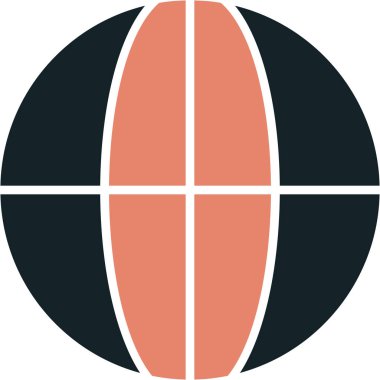 Yeryüzü ikonu, vektör çizimi tasarımı