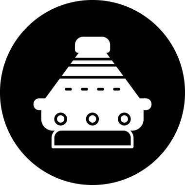 Yemek. Web simgesi basit illüstrasyon