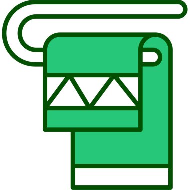 Bayrak. Web simgesi basit illüstrasyon