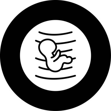 bebek ikonu vektör illüstrasyonu