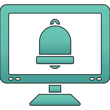 dizüstü bilgisayar simgesi. Web için dizüstü bilgisayar vektör simgelerinin özet çizimi