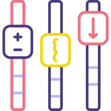 test tübü ikon vektör çizimi