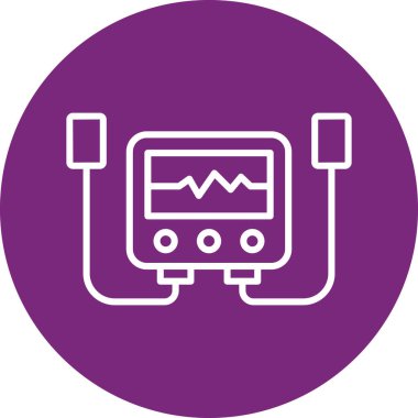 vektör lcd simgesi illüstrasyonu