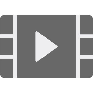 Katı biçimde çalma düğmesi simgesi