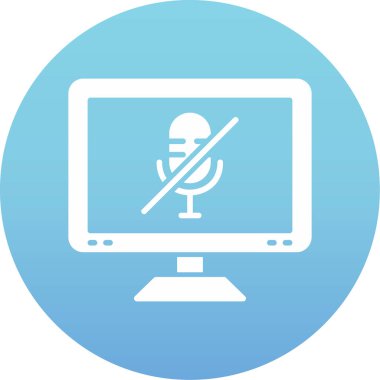 Bilgisayar. Web simgesi basit illüstrasyon