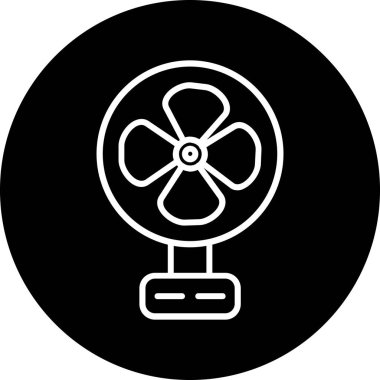 fan simgesi vektör illüstrasyonu