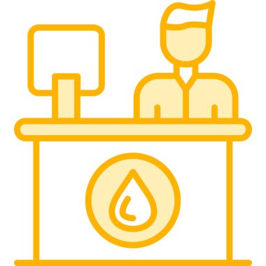 Yağ. Web simgesi basit illüstrasyon