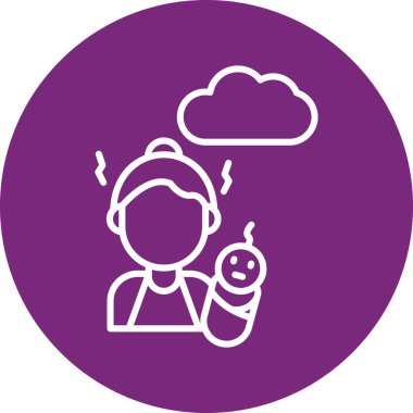 Maskeli bir adamın vektör çizimi