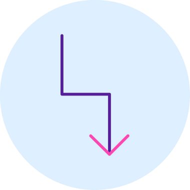 Ok. Web simgesi basit illüstrasyon