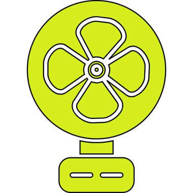 fan simgesi vektör illüstrasyonu