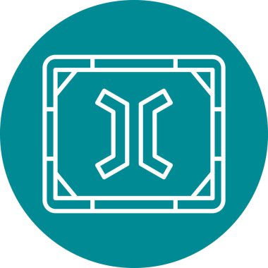 b 'nin vektör illüstrasyonu