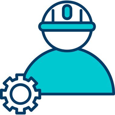 vektör inşaat başlığı ico