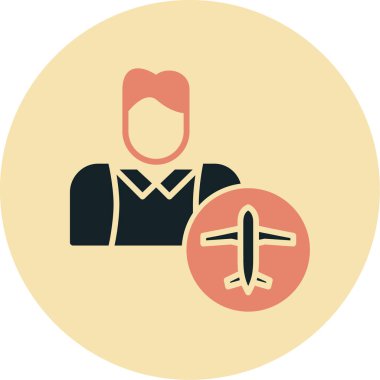 Uçak. Web simgesi basit illüstrasyon