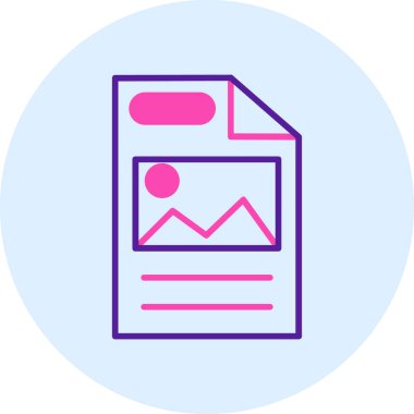 Web simgesi, basit vektör illüstrasyonu