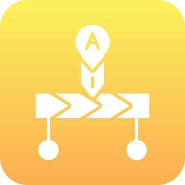 Yol işaretinin vektör illüstrasyonu