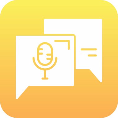 konuşma balonu simgesi, vektör illüstrasyonu