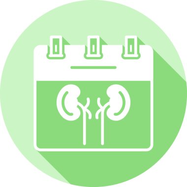 izole böbrek sistemi simgesi.