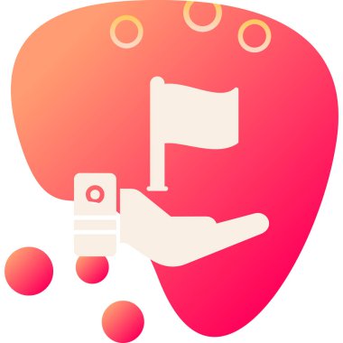 Bir kırmızı kan simgesinin vektör çizimi