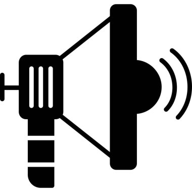 dış hat biçiminde ses hoparlörü simgesi