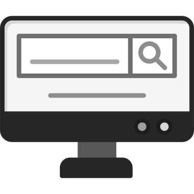 websitesi web simgesi tasarımı vektör çizimi