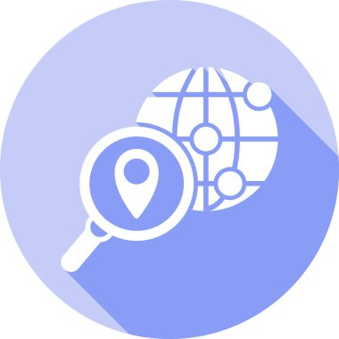 konum haritası simgesi - taslak biçimi