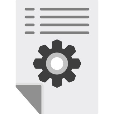 Belge. Web simgesi basit tasarım