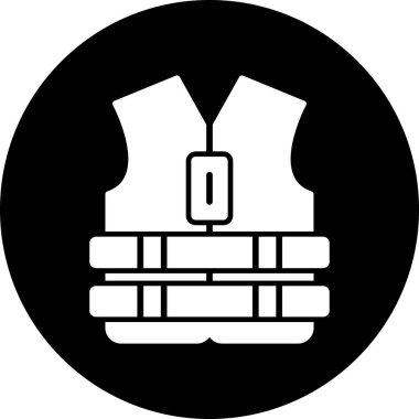 İllüstrasyon vektör simgesi kişisel kişisel ekipman.