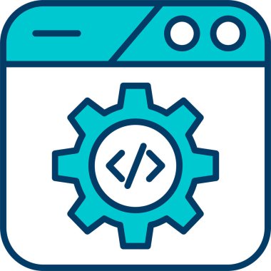 Yazılım simgesi, vektör illüstrasyonu