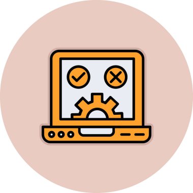 Web simgesi, vektör illüstrasyonu