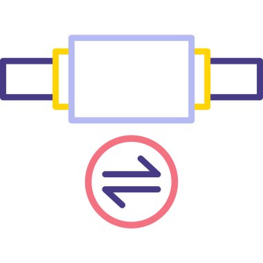 Bayrak. Web simgesi basit illüstrasyon