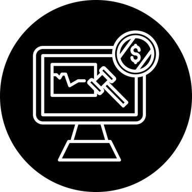 iş simgesi vektör illüstrasyonu