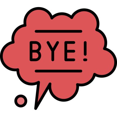 konuşma kabarcığı vektör çizimi