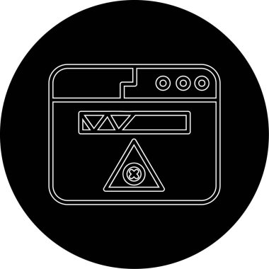 Seo simgesinin vektör illüstrasyonu