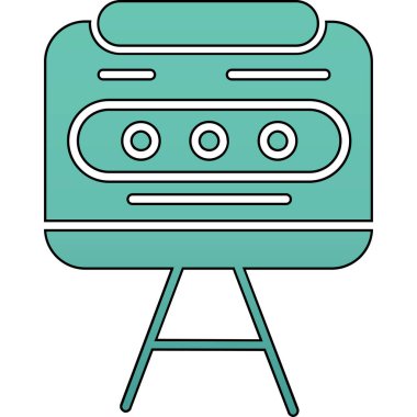 Radyonun vektör illüstrasyonu