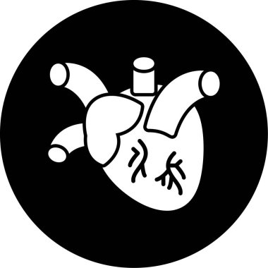 Ciğerler. Web simgesi basit illüstrasyon