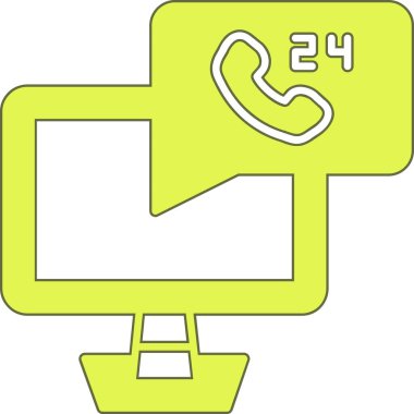 çağrı merkezi vektör simgesi