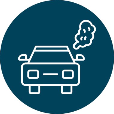 - Araba. Web simgesi basit illüstrasyon