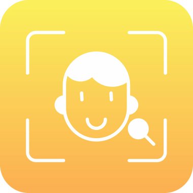 Bir insan simgesinin vektör illüstrasyonu